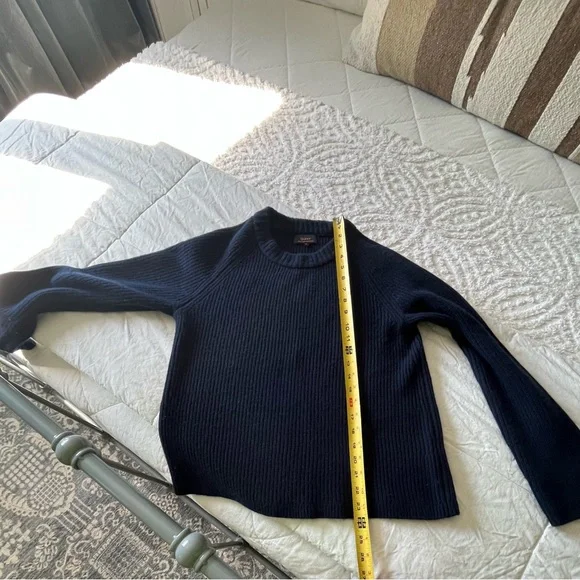 NWOT Quince Mongolian Cashmere Fisherman Crewneck Sweater 100% Cashmere - Small - Picture 10 of 13